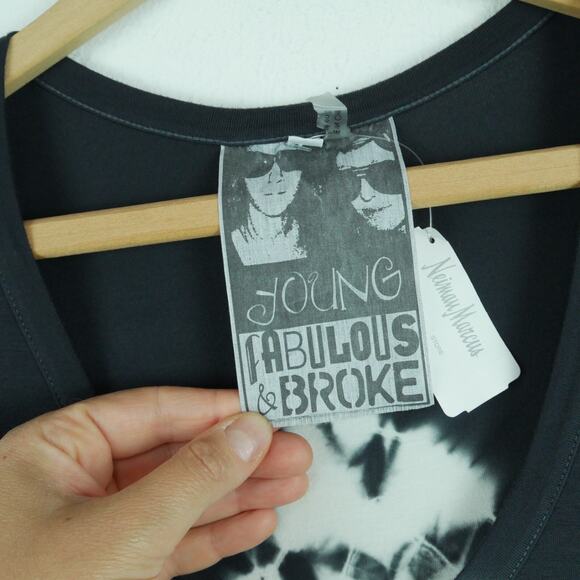 Young Fabulous And Broke Large Dress Tie Dye Boho Bodycon Mini Festival Glam - Picture 2 of 8